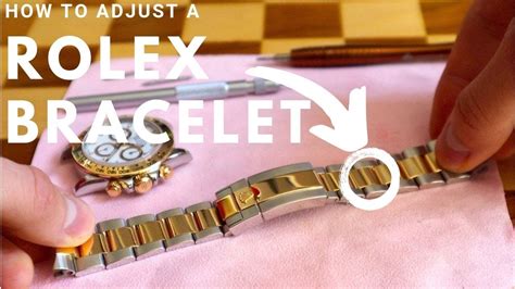 how to adjust a rolex|how to adjust rolex strap.